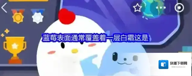 蓝莓表面通常覆盖着一层白霜这是