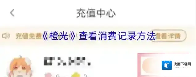 橙光阅读器消费记录