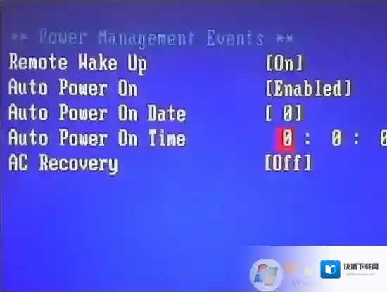 Windows7定时开机