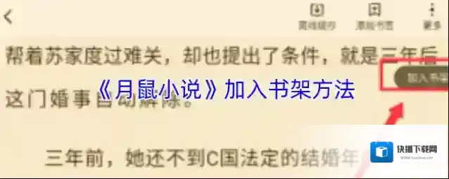 月鼠小说加入书架