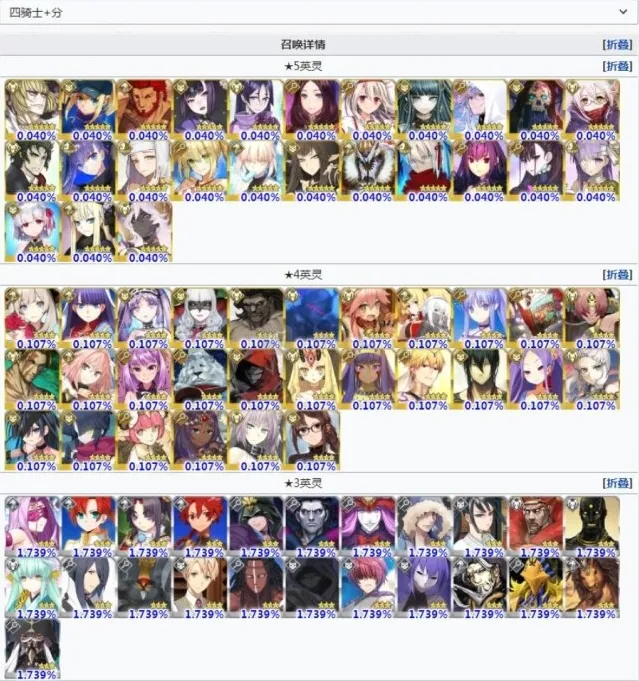 命运冠位指定一听