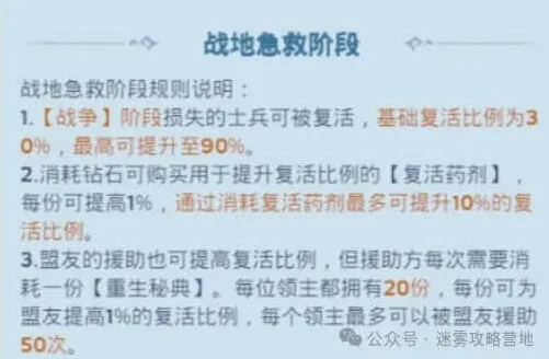 无尽冬日战地急救阶段作用具体解析