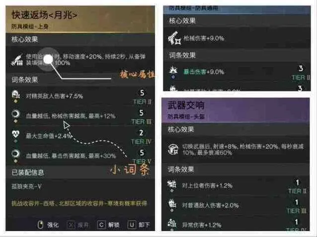 异常模组词条选择详细指南