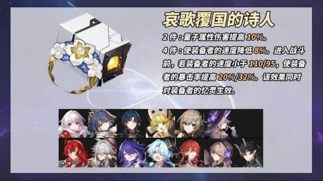 崩坏星穹铁道3.0新遗器套装全面解析