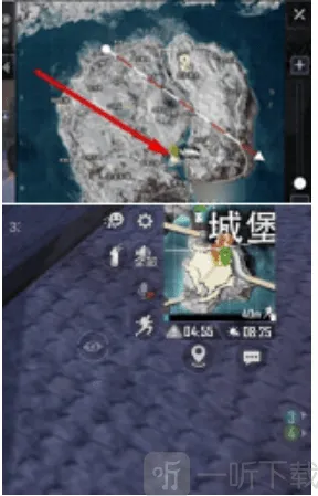 和平精英极光堡位置攻略教程