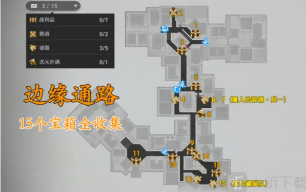 崩坏星穹铁道边缘通路宝箱位置详解
