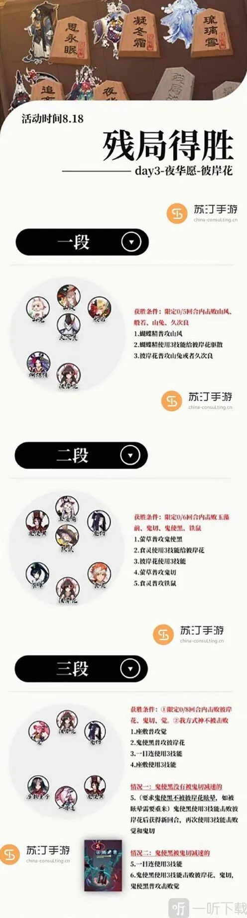 阴阳师残局得胜夜华愿完整攻略