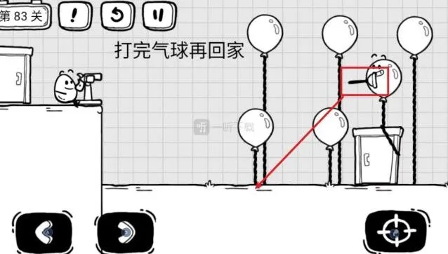 茶叶蛋大冒险第83关打完气球再回家完整攻略