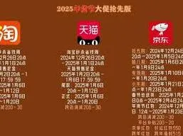抖音2025年满减活动具体时间安排攻略