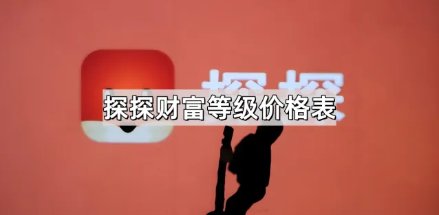 《探探》：财富等级价格表攻略