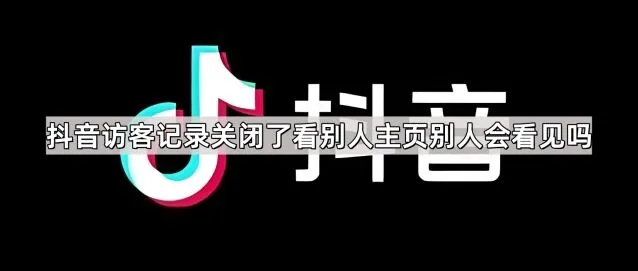 《抖音》访客记录关闭了看别人主页别人会看见吗详细指南