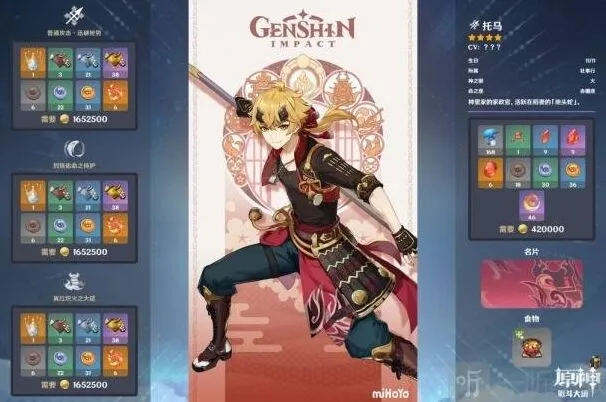 《原神》：托马圣遗物详细搭配