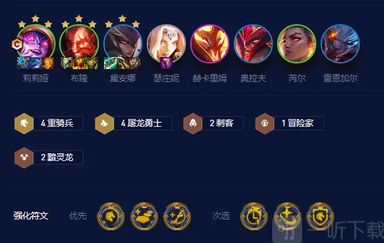 《金铲铲之战》屠龙黯灵莉莉娅阵容全攻略