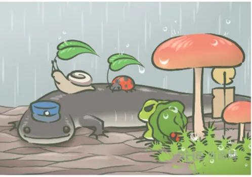 旅行青蛙雨天明信片完整图鉴