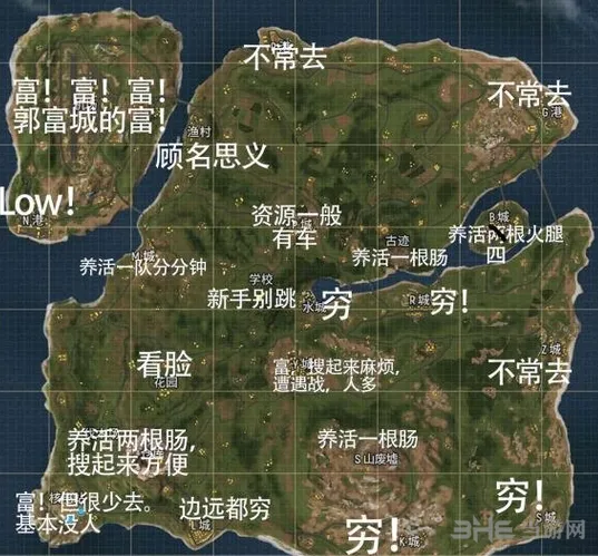 香肠派对资源分布图完整攻略