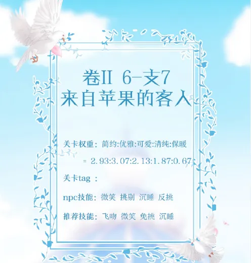 《奇迹暖暖》来自苹果的客人搭配技巧详解
