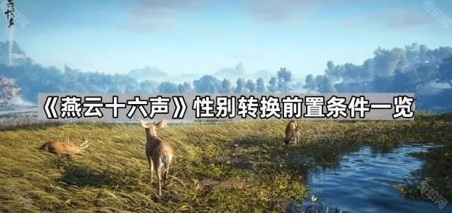 燕云十六声性别转换步骤与条件