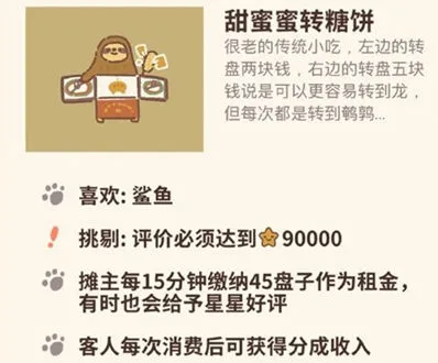 《动物餐厅》甜蜜蜜转糖饼怎么解锁技巧