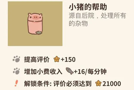 动物餐厅小猪的帮助怎么解锁教程