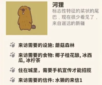 动物餐厅河狸怎么来 详细攻略