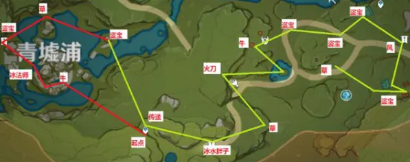《原神》锄地刷钱路线攻略