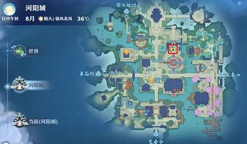 《诛仙》铜神树位置技巧