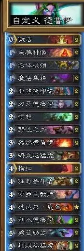 《炉石传说》野兽德策略详解