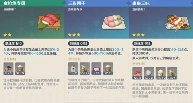 原神鸟蛋寿司食谱获得方法分享与配方