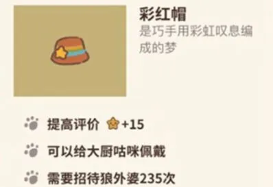 《动物餐厅》彩虹帽作用与解锁方法