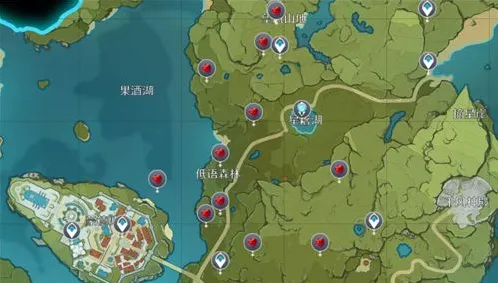 原神苹果收集详细位置图解