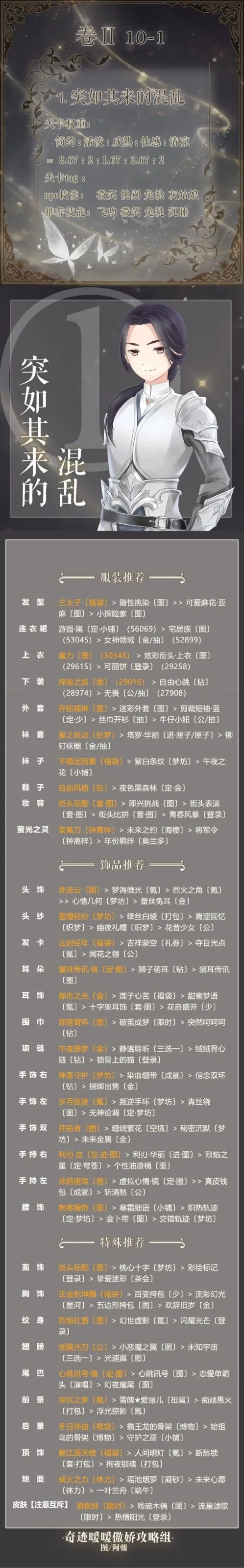奇迹暖暖通关