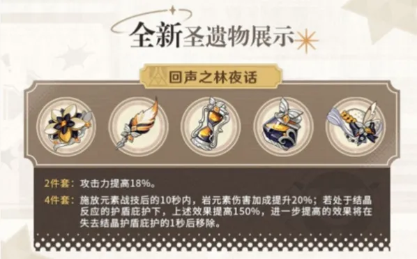 原神回声之林夜话岩系输出角色攻略