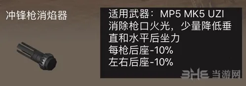 荒野行动冲锋枪消焰器怎么样 核心功能与实战价值
