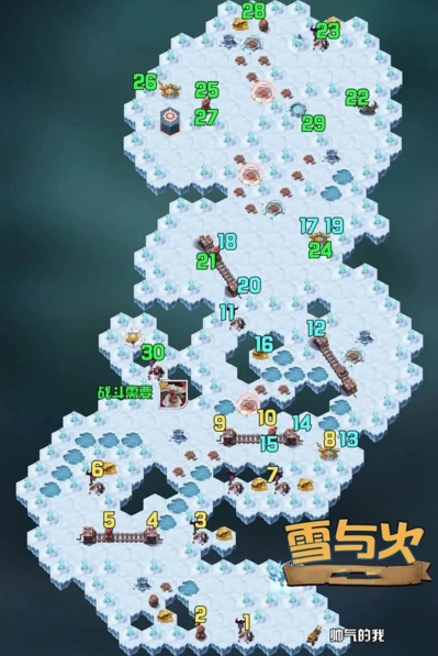 剑与远征雪与火路线推荐