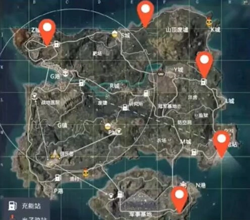和平精英山地自行车位置分布指南