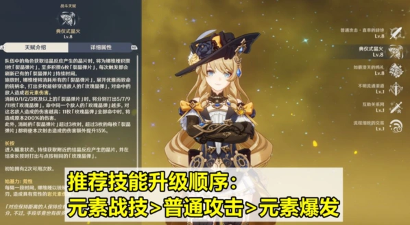 原神娜维娅培养全解 技能圣遗物阵容攻略