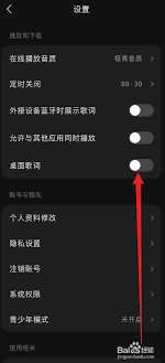 汽水音乐桌面歌词怎么开启详细教程
