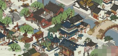 江南百景图全绿布局区域规划