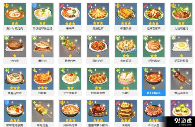 原神松鼠鱼食谱获得指南