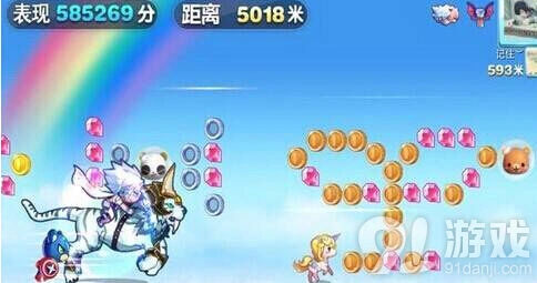天天酷跑赤焰神马糖白虎培养攻略