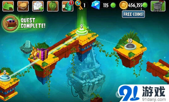 《植物大战僵尸2》失落之城第9关通关攻略指南
