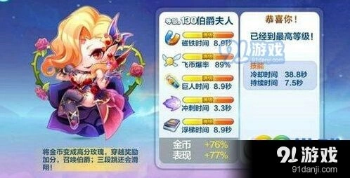 天天酷跑伯爵夫人炫装玫瑰夫人阵容搭配技巧