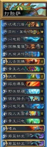 炉石传说打脸萨卡组职业对阵