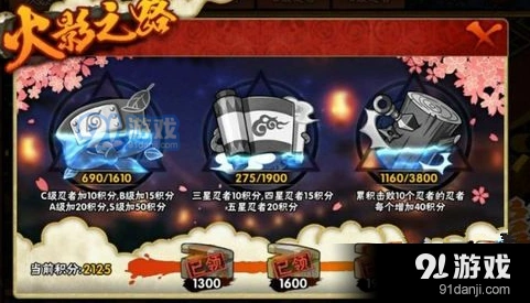 火影忍者手游刷分详解之火影之路