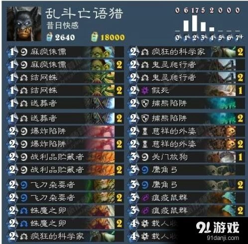 炉石传说本周乱斗亡语卡组平民向