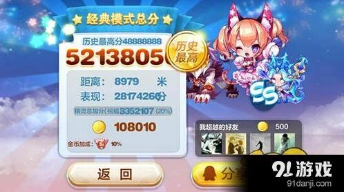 天天酷跑黄金奖池圣斗狮猫小魅组合