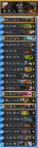 《炉石传说》探险帽猎人卡组心得