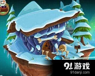《植物大战僵尸2》冰河世界极寒冰窟地图特点