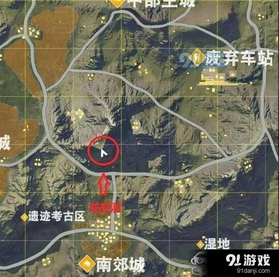 荒野行动防空洞进入方法与位置教程