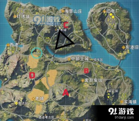 荒野行动单人降落点完全攻略